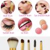 24Pcs Makeup Brushes Set Eye Shadows Face Foundation Brushes Cruelty-Free Synthetic Fiber Bristles