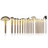 24Pcs Makeup Brushes Set Eye Shadows Face Foundation Brushes Cruelty-Free Synthetic Fiber Bristles