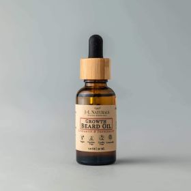 J&L NATURALS Beard Oil (Type: Growth, Scent: Cinnamon & Peppermint)