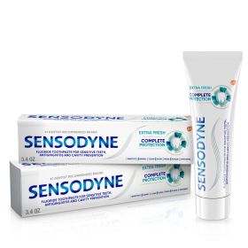 Sensodyne Complete Protection Sensitive Toothpaste;  Extra Fresh;  3.4 oz;  2 Pack (Brand: Sensodyne)