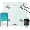 Rechargeable Smart Digital Bathroom Weighing Scale with Body Fat and Water Weight for People; Bluetooth BMI Electronic Body Analyzer Machine; 400 lbs.