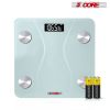 5 Core Digital Scale for Body Weight; Precision Bathroom Weighing Bath Scale; Step-On Technology; High Capacity - 400 lbs. Large Display; Batteries In