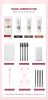 Lashes Eyebrow Tint Kit Professional Fast Perming Dye Brow Mascara Tattoo Cream Waterproof Long Lasting 60 to 90 Days